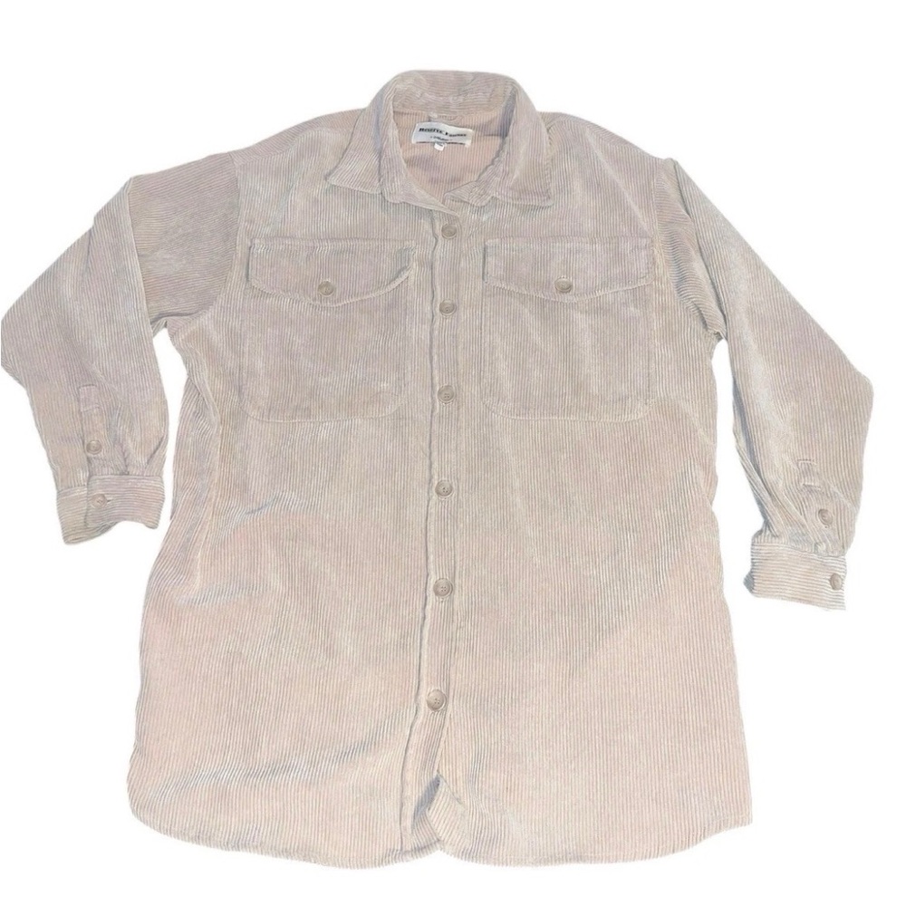 Reserve Fairfax Corduroy Button Front Shirt Jacket – Medium
